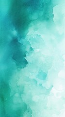 Teal watercolor background texture soft abstract illustration blank empty with copy space for product design or text copyspace mock-up template