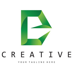 Wall Mural - creative letter e logo design, for brand, startup, business, company, identity, application, vector