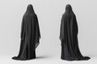 © AminaDesign - A traditional Islamic garment that prominently includes a black veil, which is wellknown for showcasing modesty and has significant cultural importance throughout various communities