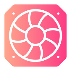 Poster - Fan gradient icon