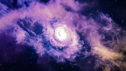 Wall Mural - moving nebulas space travel hyperlapse floating through galaxy stars planet universe cosmic travel o