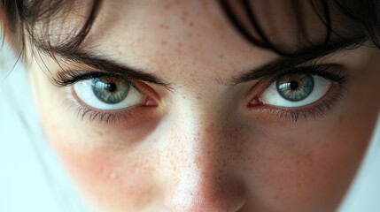 Sticker - Close-up Portrait of a Woman's Eyes