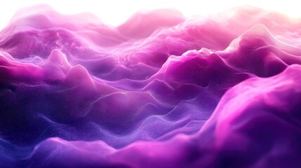 Poster - Abstract Purple and Pink Landscape