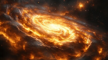 Poster - Spiral Galaxy in Space