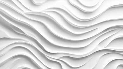 A stylish white plywood background with a wave pattern exudes elegance, making it ideal for interior design, unique art projects, and graphic design requiring creativity and a clean aesthetic