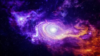 Wall Mural - moving nebulas space travel hyperlapse floating through galaxy stars planet universe cosmic travel o
