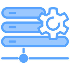 Canvas Print - Server Setting Icon