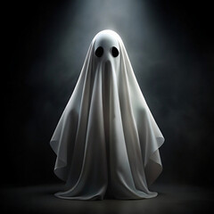 Wall Mural - halloween ghost in the dark