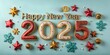 © MDZakaria - happy new year 2025  text effect design