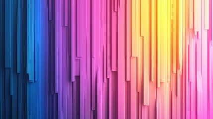 Poster - A colorful abstract background with many different colored lines, AI