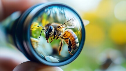 Honeybee camera lens concept 