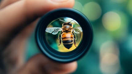 Honeybee camera lens concept 