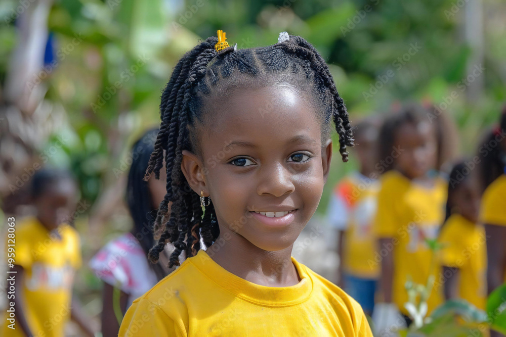 National Heroes' Day (Jamaica). An image of a group of children