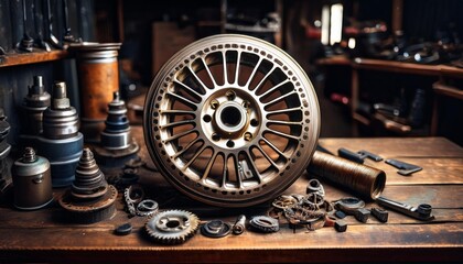 wheel of a ship