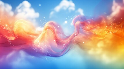 Poster - Abstract Colorful Wave Background