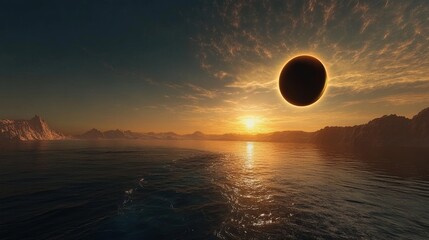 Wall Mural - solar eclipse wallpaper