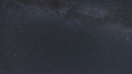 Wall Mural - The Milky Way moving across the night sky. Captures the mesmerizing motion of stars and cosmic detail in a clear, dark sky