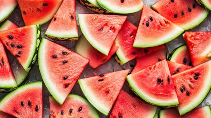 Wall Mural - Slices of Fresh Watermelon