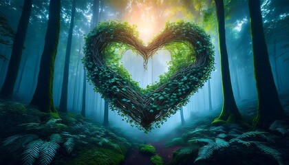 heart in the forest