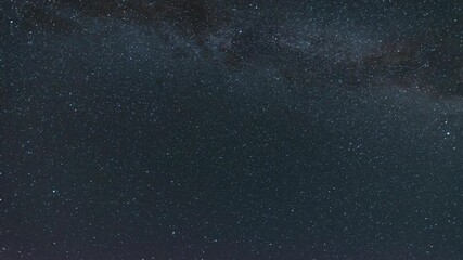 Wall Mural - The Milky Way moving across the night sky. Captures the mesmerizing motion of stars and cosmic detail in a clear, dark sky