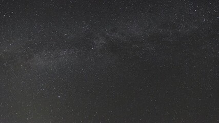 Wall Mural - The Milky Way moving across the night sky. Captures the mesmerizing motion of stars and cosmic detail in a clear, dark sky