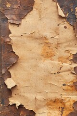 Canvas Print - old peeling paint texture brown rust vintage background worn surface