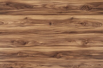 Wall Mural - A high-resolution image of a smooth wooden surface displaying a seamless wood grain pattern in warm brown tones, used home decoration, ceramic tiles and laminates , ai