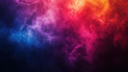 Wall Mural - vibrant colorful abstract galaxy backdrop with cosmic stars.