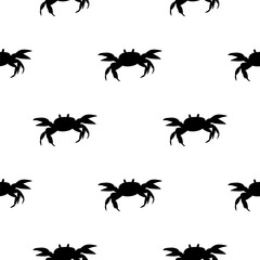 Wall Mural - cute crabs seamless pattern. Design of children's products, wrapping paper, children's wallpaper. Vector illustration.