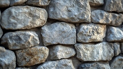 Poster - Old stone wall patterned texture or background : Generative AI