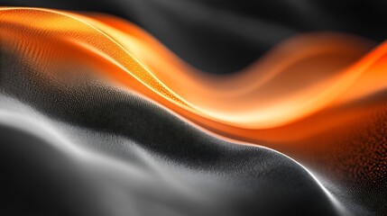 Poster - Abstract color gradient film grain texture backgroundgradient texture for web banner and hot sale blurred orange gray white free forms on black noise texture effect : Generative AI