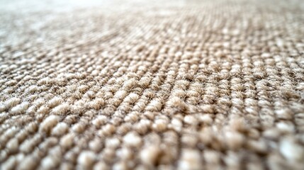 Aufkleber - close up of monochrome beige or brown carpet texture background from above texture tight weave carpet the light color background of the carpet : Generative AI