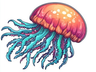 Wall Mural - jellyfish