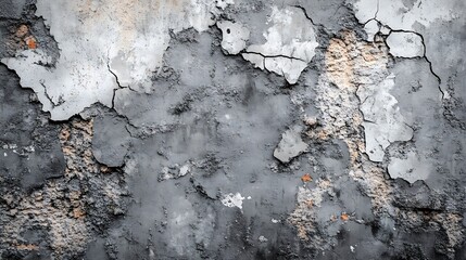 Leinwandbilder - cement concrete cracked texture wall : Generative AI