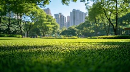 Poster - Nice modern leisure city park : Generative AI