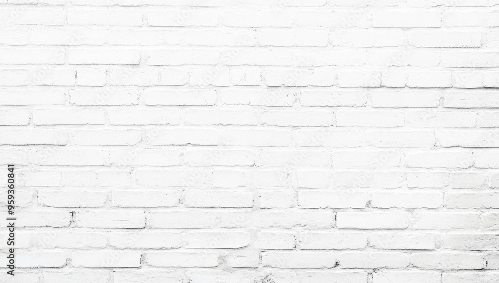 White Brick Wall Texture Background, Simple and Clean Design for Modern ...