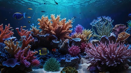 Coral reef aquarium