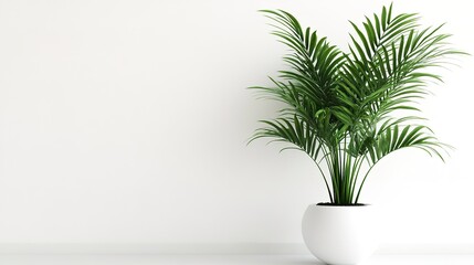 Poster - Modern indoor plant isolate on white background 