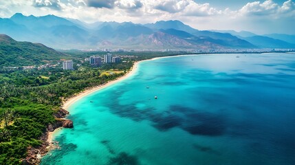 Aufkleber - Institute Of Oceanography Nha Trang city Viet Nam August 2023 : Generative AI