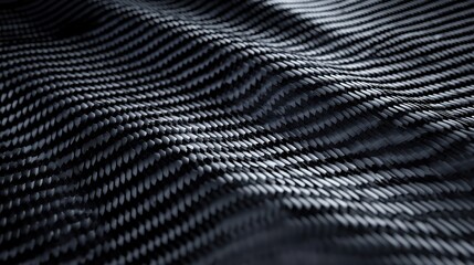 Poster - Abstract Black Carbon Fiber Texture Background