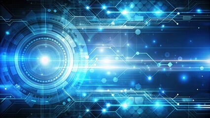 Abstract background with futuristic technology elements , digital, innovation, data, network, connection, science