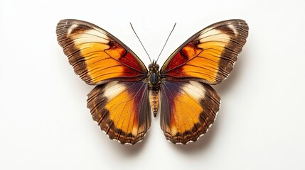 Wall Mural - A Detailed Close-Up of a Colorful Butterfly with Spread Wings