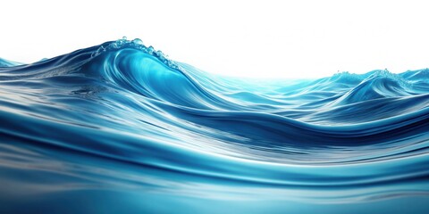 Soft blue wave with gentle ripples in the ocean , Water, Tranquil, Calm, Relaxing, Sea, Texture, Nature, Summer, Background, Smooth