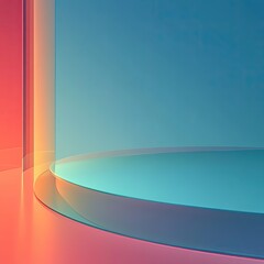 Wall Mural - colorful abstract background with smooth gradients, ideal for modern designs, presentations, and cre