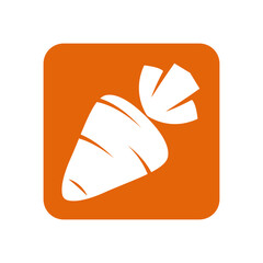 Carrot icon logo design