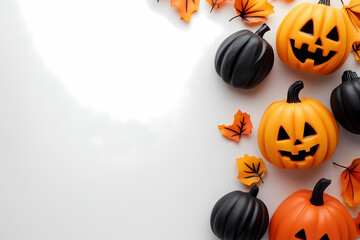 halloween theme background with white space for text