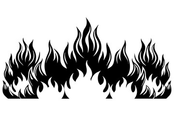 Poster - flame vector icon isolated