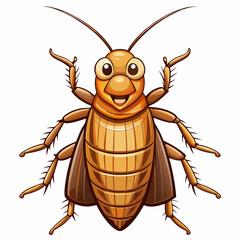 Wall Mural - vector illustration of cockroach