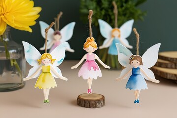 Watercolor Fairy Decorations for Kids Events and Imaginative Play