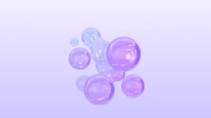 Wall Mural - macro shots' components mix to make the healing serum. basics of developing cosmetic serums. an alph